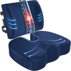 FORTEM Seat Cushion, Office Chair Cushion, Lumbar Support Pillow by FORTEM
