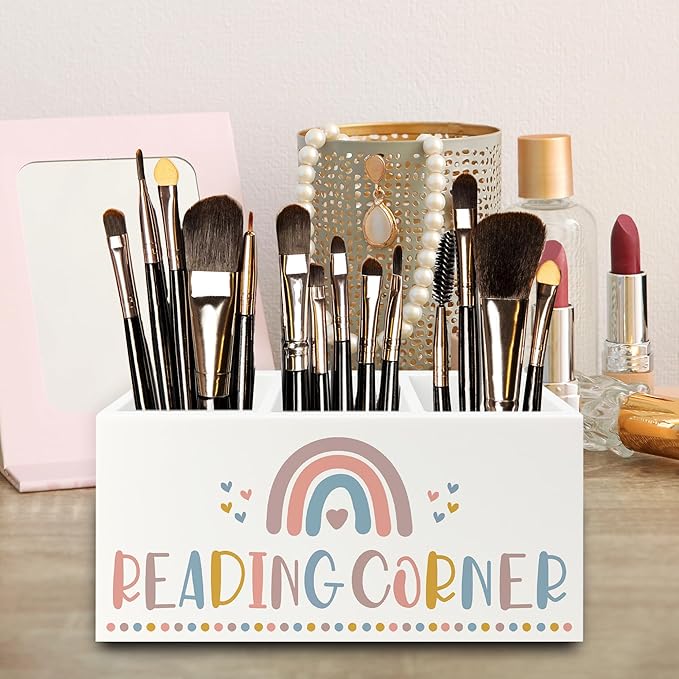 QZQE Boho Reading Corner Pen Pencil Holder Organizer - Image 4