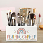 QZQE Boho Reading Corner Pen Pencil Holder Organizer - Image 4