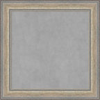 Amanti Art Silver Framed Magnetic Board 25x25 Medium Vision Board by AmantiArt