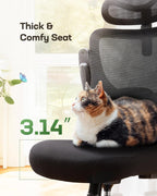 marsail ergonomic office chair: office desk chair with showing dimensions