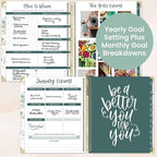 bloom daily planners 2026 Hardcover Calendar Year Goal & Vision Planner - Image 4