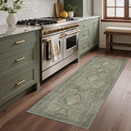 GENIMO Runner Rug 2x6 Non Slip Machine Washable Hallway Runner Rug, Low Pile - Image 2