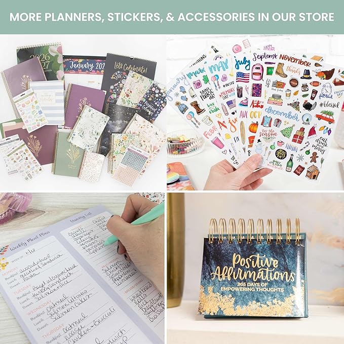 bloom daily planners 2026 Hardcover Calendar Year Goal & Vision Planner - Image 8