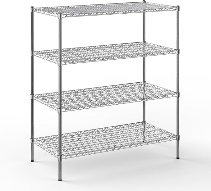 Regal Altair 24" Deep x 48" Wide x 54" Height Wire Shelving Kit | 4-Tier | NSF by Regal+Altair