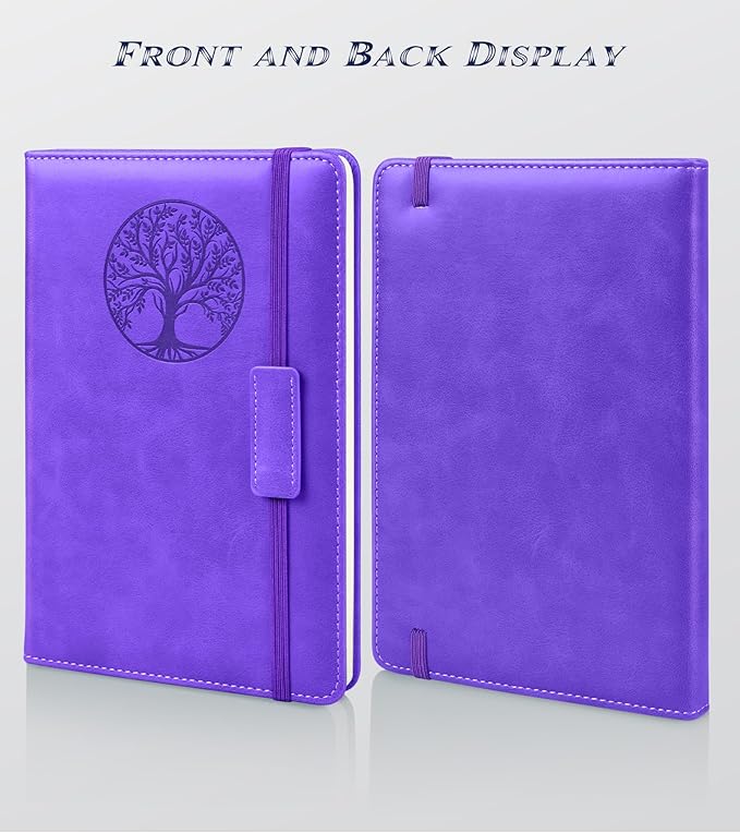 Biuwory Lined Journal Notebook for Women Men, 256 Pages A5 Hardcover Leather - Image 6