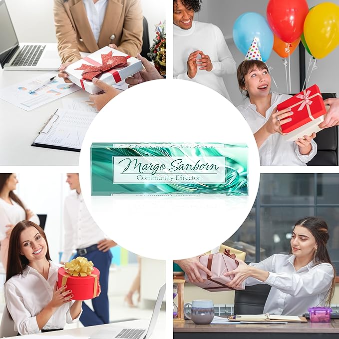 Personalized Name Plate for Desk Custom Acrylic Desk Name Plate Custom Employee - Image 7