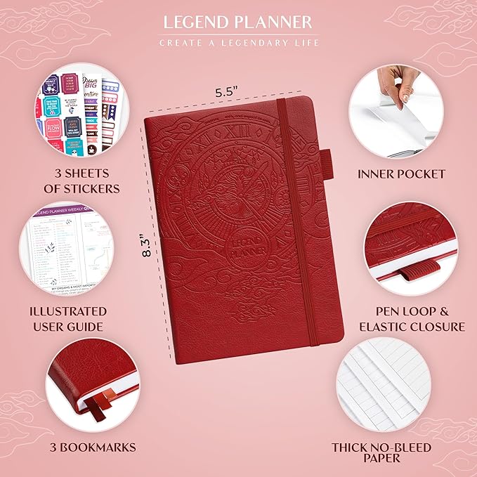 Legend Planner – Weekly & Monthly Life Planner to Hit Your Goals & Live - Image 2