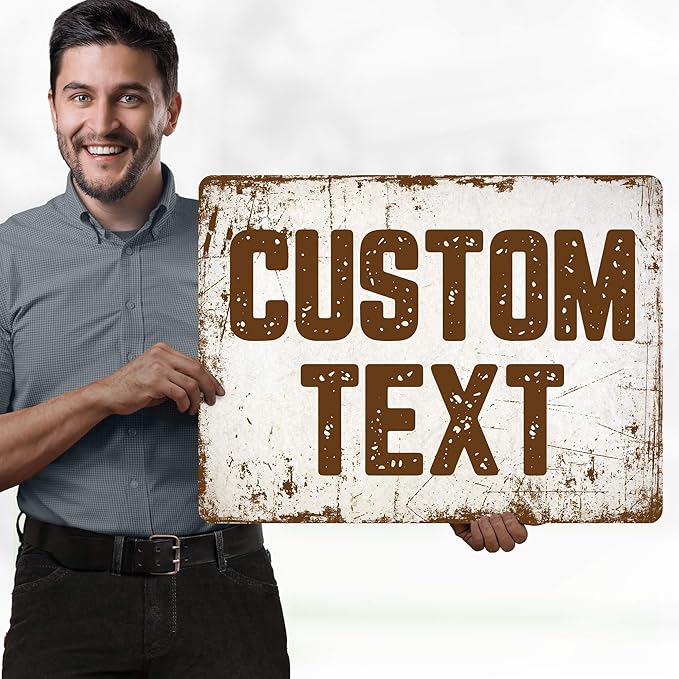 Custom Sign, Custom Street Sign, 11 Font Colors, 13 Font Styles, 4 Hole Options - Image 2