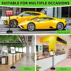 INNOVSIGN Adjustable Pedestal Sign Holder Stand 8.5''x11'', Floor Standing - Image 9