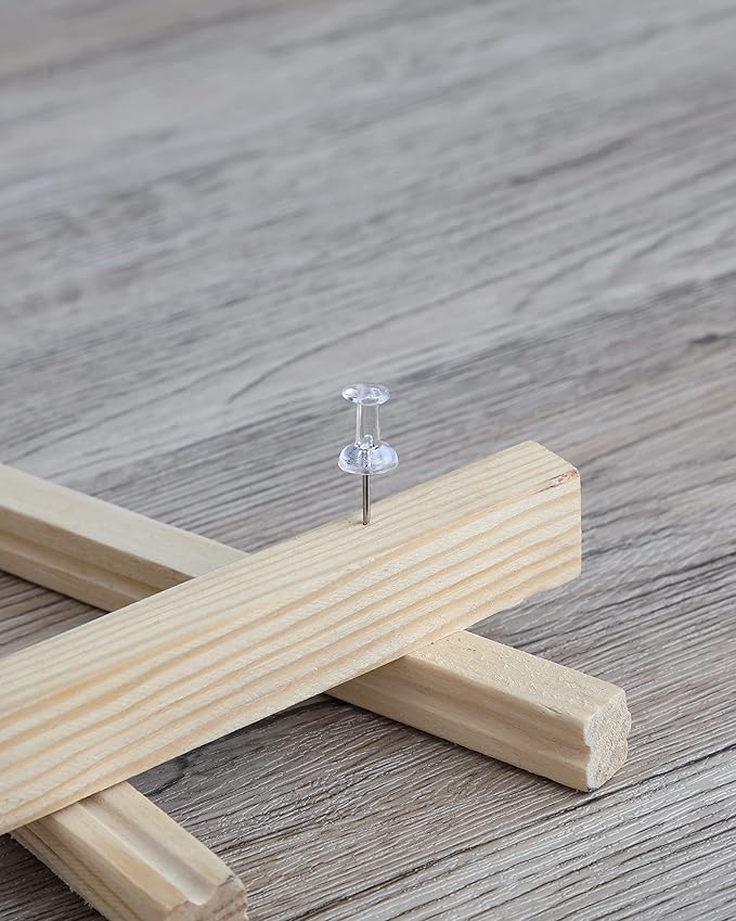 PAPERPAL 280 Clear Push Pins for Cork Board, Pushpins for Office School & - Image 5