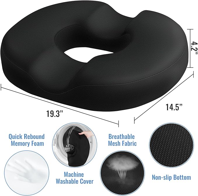 CloudBliss Donut Pillow Seat Cushion Chair Pad - Image 2