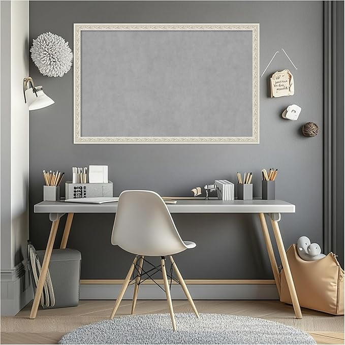 Amanti Art Silver Framed Magnetic Board 22x34 Large Vision Board - Image 7