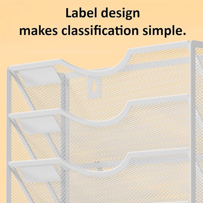 Kuntine.B Wall File Organizer Office Hanging Magazine Holder Wall File Organizer - Image 5