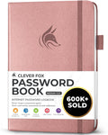 Clever Fox Password Book with alphabetical tabs. Internet Address Organizer by CleverFox