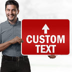 Custom Arrow, Custom Directional Sign, Up Arrow, 18x24 Inches, 3M EGP Reflective - Image 2
