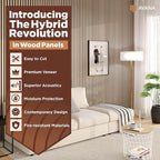 Avana Acoustic Wood Wall Panels – 47.2 X 12.6 White Oak Acoustic Panels 2 PCs – - Image 2