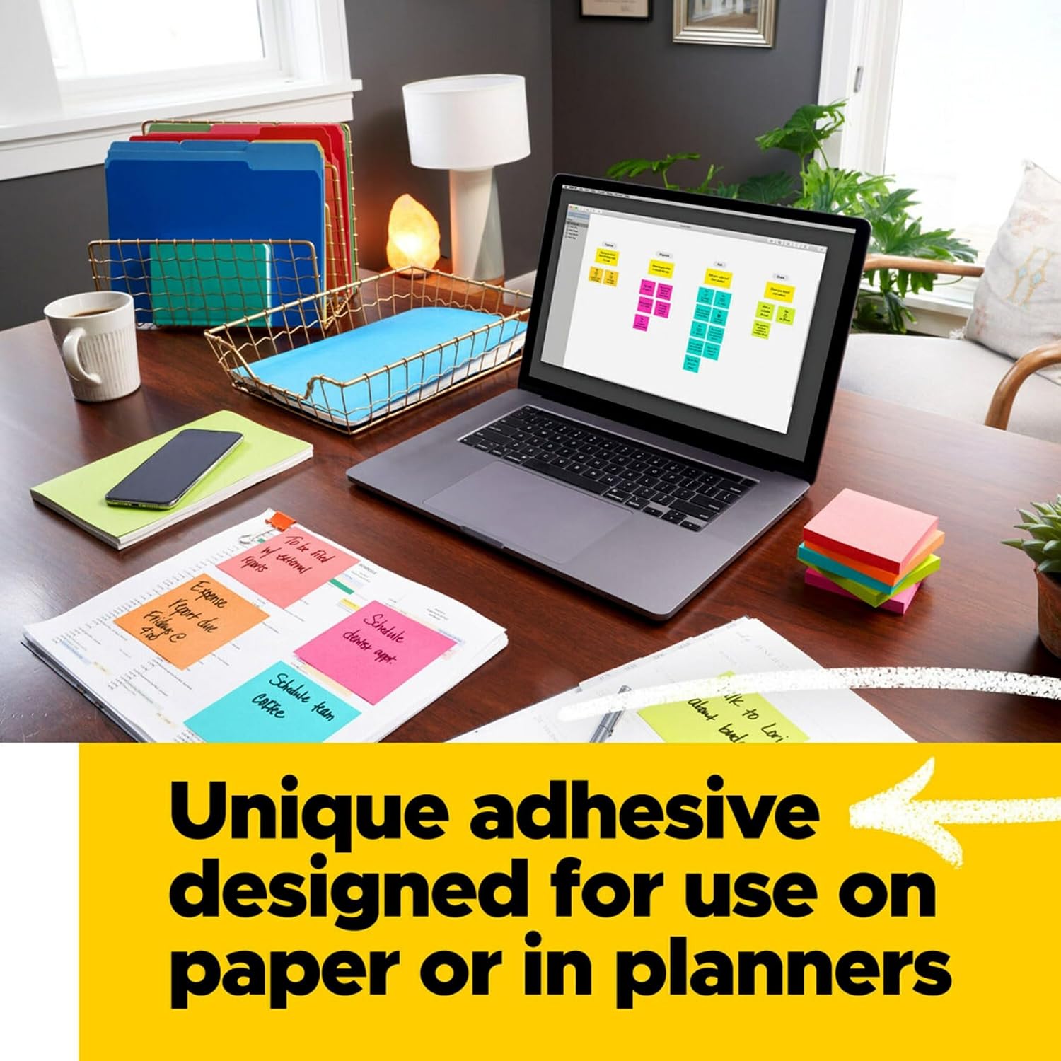 Post-it Notes, 3 x 3 in, Poptimistic Collection, 3 Lined Pads | School Supplies and Office Products