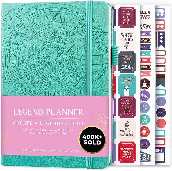 Legend Planner – Weekly & Monthly Life Planner to Hit Your Goals & Live by LegendPlanner