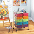 GLACER 10 Drawer Rolling Cart, Storage Cart - Image 8