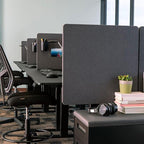 Stand Up Desk Store ReFocus Clamp-on Acoustic Desk Divider Privacy Panel That - Image 2