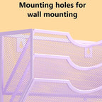 Kuntine.B Wall File Organizer Office Hanging Magazine Holder Wall File Organizer - Image 4
