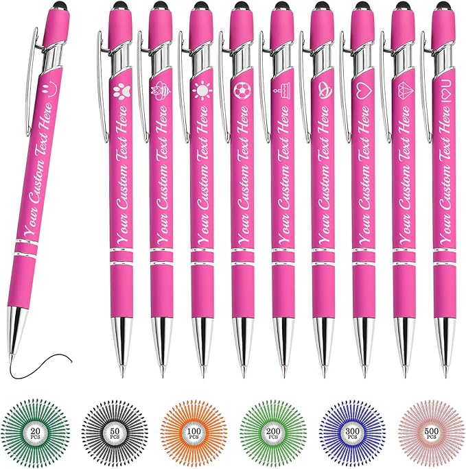 Custom Pens Bulk Personalized Ballpoint Pen by XJone