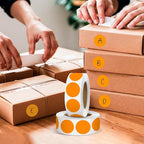 Orange 1 Inch Round Color Coding Dot Labels, 10 Rolls 10000 Dot Stickers in - Image 6