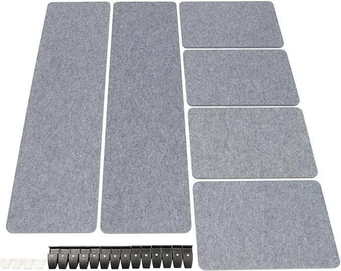 ReFocus Raw Clamp-On Acoustic Desk Divider Mounted Privacy Panel Set – Reduce - Image 9