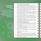 Clever Fox Password Book Spiral – Internet Address & Password Organizer - Image 5