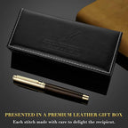 BEILUNER 316 Fountain Pen, Stunning Luxury Blackwood, 24K Gilded Nib, Gorgeous - Image 6