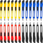 DIYSELF 24Pack Box Cutters Utility Knife Box Cutter Retractable, Extended Use by DIYSELF