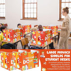 24 Pcs Privacy Boards for Student Desks Bright Colored Classroom Desk Divider - Image 5