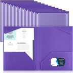 Henoyso 18 Pcs Plastic Folders by Henoyso