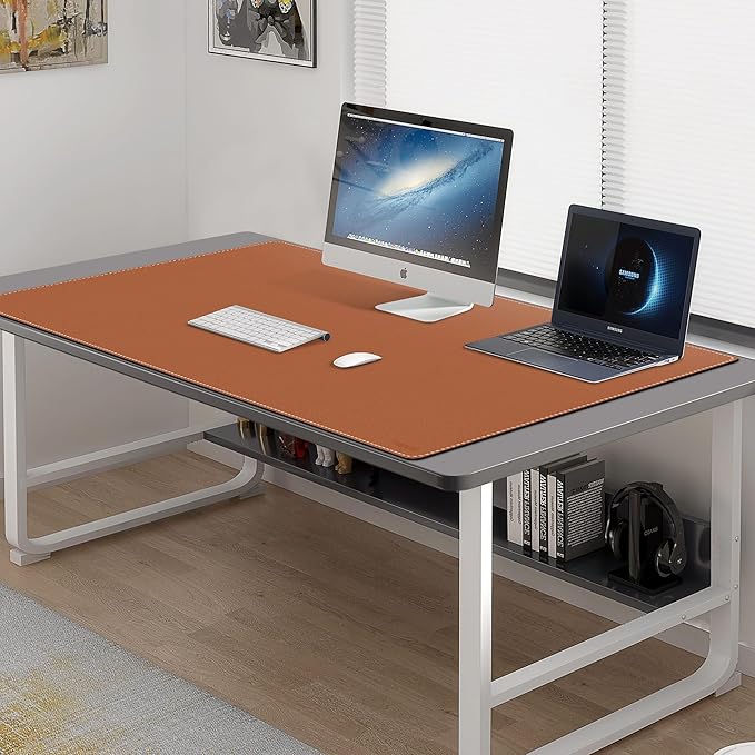 Mydours 55" x 28" PU Leather Desk Mat, Huge Gaming Mouse Pad XXXL, Dual-Sided - Image 5