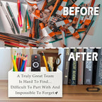 XPH Team Office Pen Pencil Holder Organizer - Image 6
