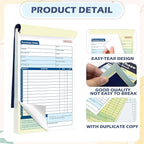 200 Sets Purchase Order Book 5-9/16 x 8-7/16 Inches 2 Part Carbonless Copy - Image 3