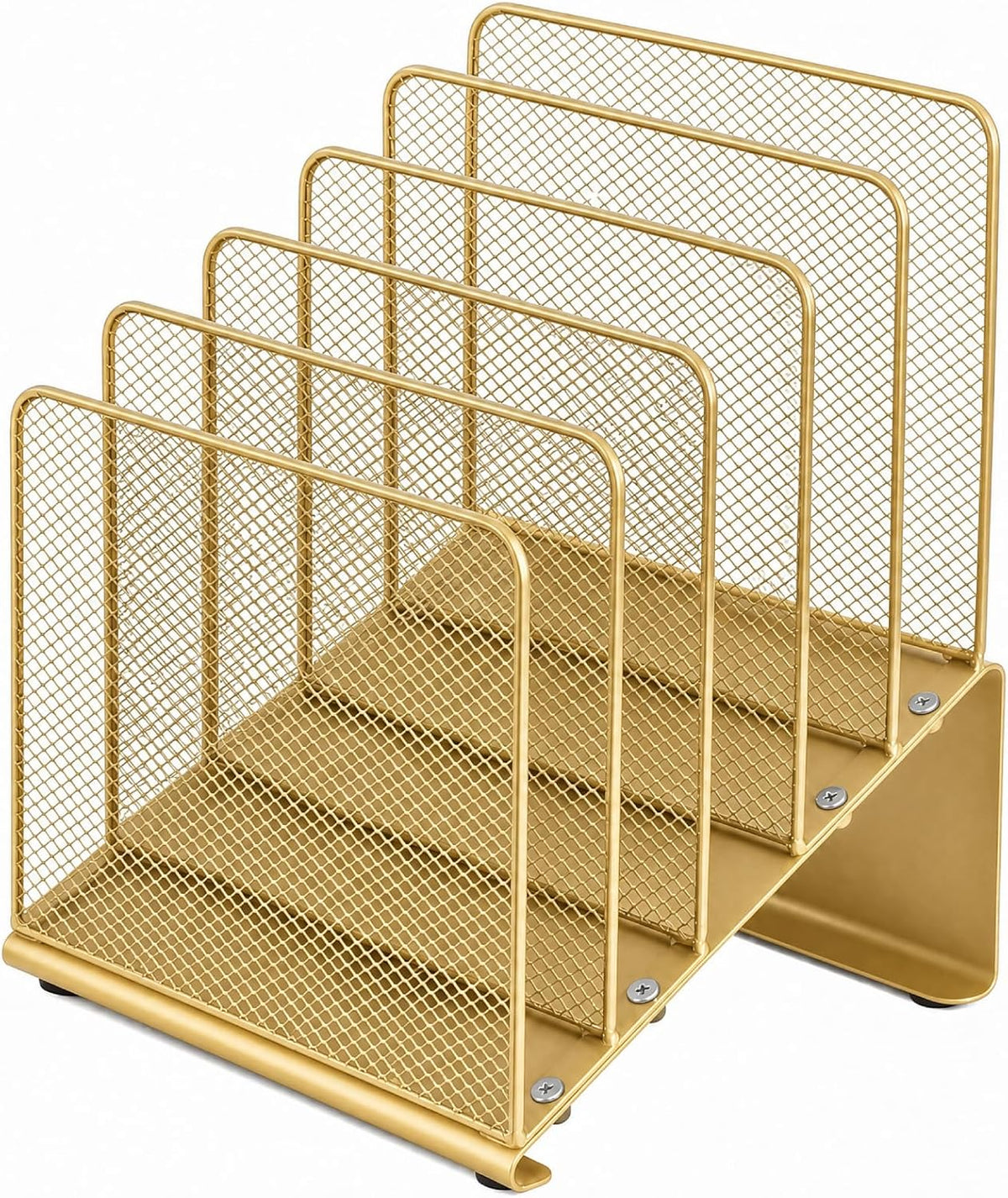 LEKETREE File Organizer for Desk, File Folder Organizer with 5-Section Vertic...