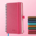 IN-LUXPRO Planner 2026 Daily Weekly and Monthly, 6.5"x3.75", 12 Months Spiral by IN-LUXPRO