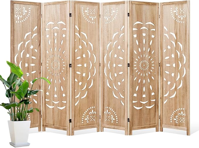 66.9Inch Wooden Room Partition by Svimi