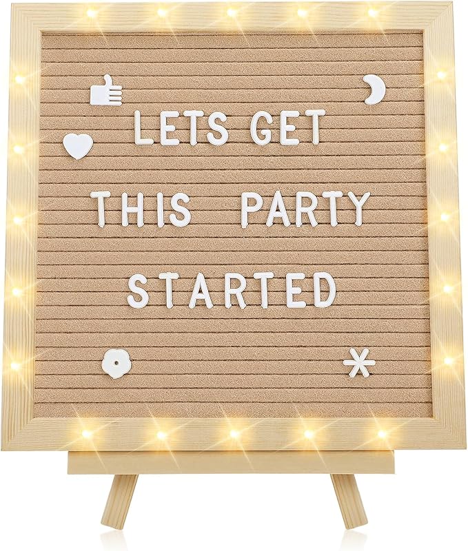 Changeable Felt Letter Board by ANPHSIN