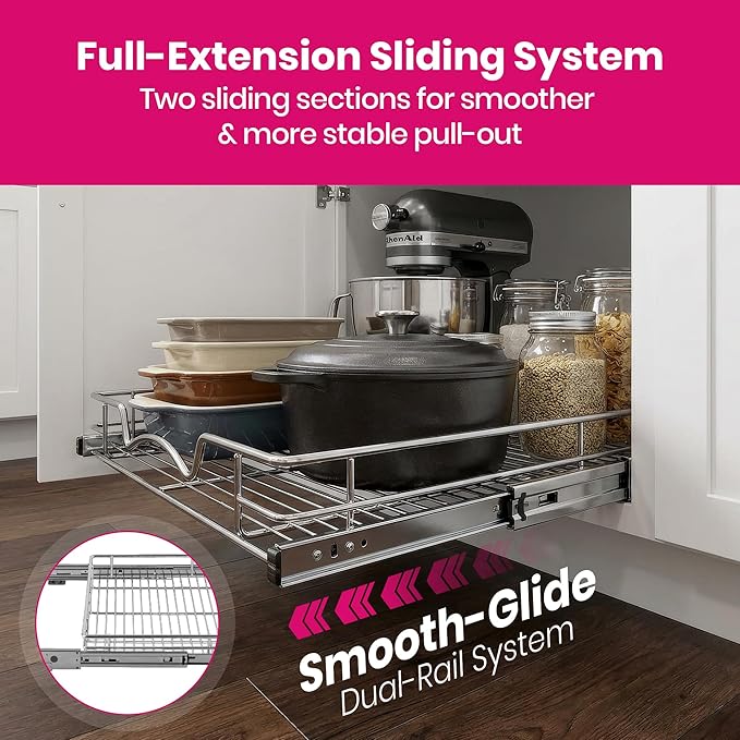 HOLDN’ STORAGE Pull Out Cabinet Organizer - Image 6