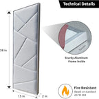 Tönnen Sublime Acoustic Panel | Professional Sound Absorbing Panel | Decorative - Image 3