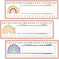 Name Tags Rainbow Theme, Boho Rainbow Name Labels by Unknown