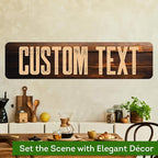 Custom Sign, Custom Street Sign, 11 Font Colors, 13 Font Styles, 4 Hole Options - Image 4