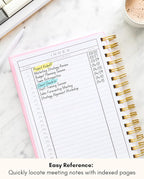 Lamare Meeting Notebook for Work Organization – Perfect Work Notebook for Note - Image 5