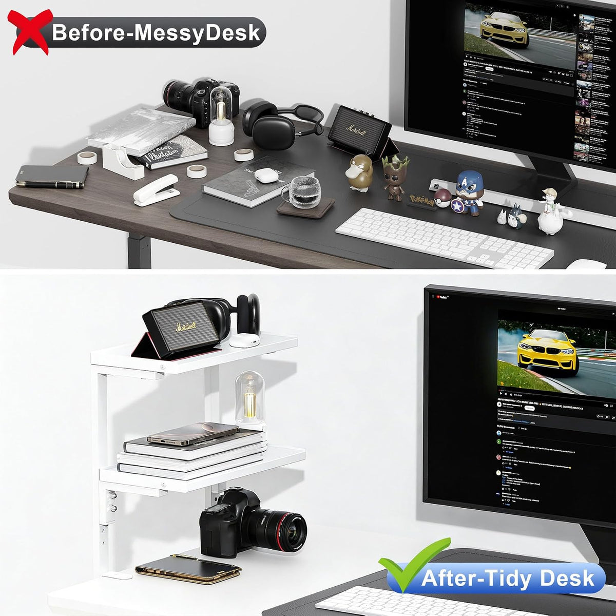 2-Tier Desk Shelf