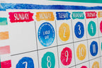 Teacher Created Resources Watercolor Calendar Bulletin Board (TCR8971)