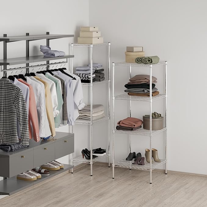 Regal Altair 24" Deep x 24" Wide x 64" Height Wire Shelving Kit | 4-Tier | NSF - Image 7