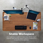 Vari Classic Electric Standing Desk – 60x30 – Walnut/Black
